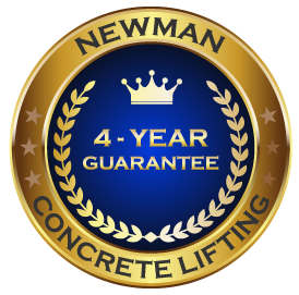 Newman Concrete Lifting 4 Year Guarantee